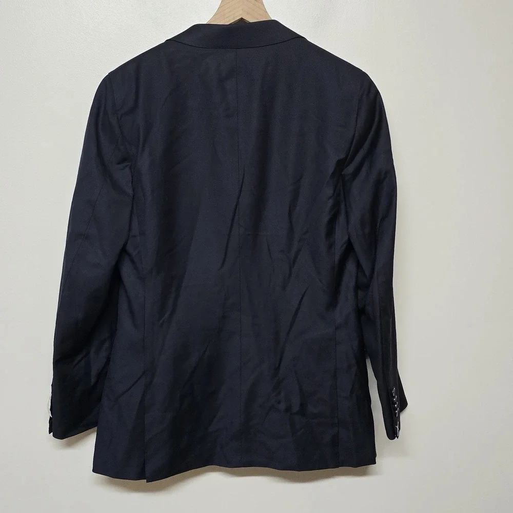 SuitSupply‎ La Spalla Navy Wool Blazer Sport Coat 2 Piece 40R Vitale Barberis